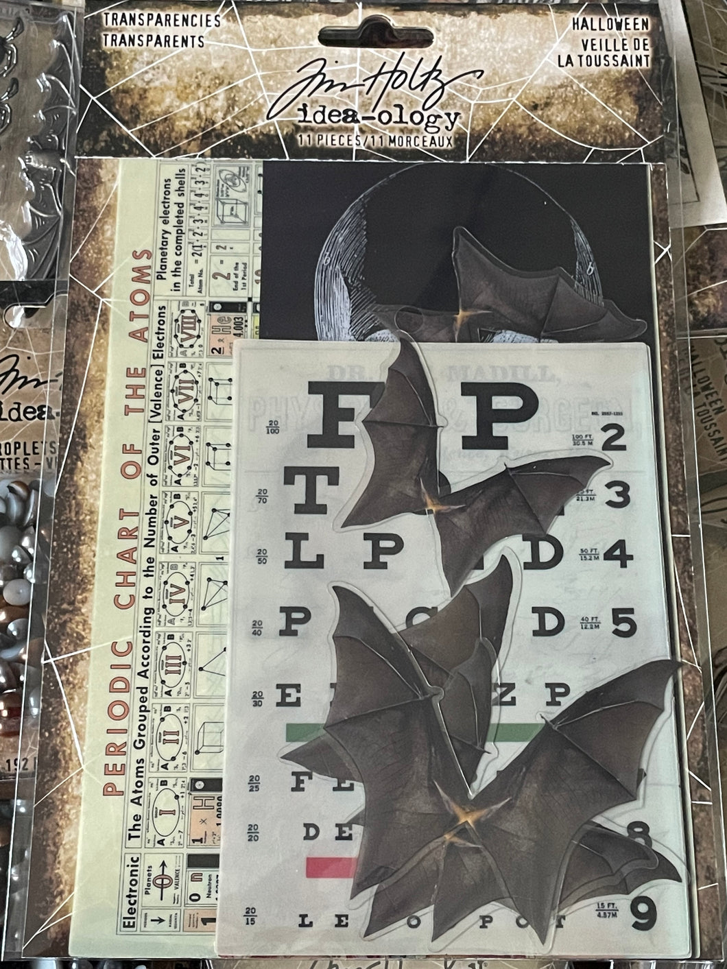 Tim Holtz Idea-ology: Halloween 2022 - Transparencies  11/Pk
