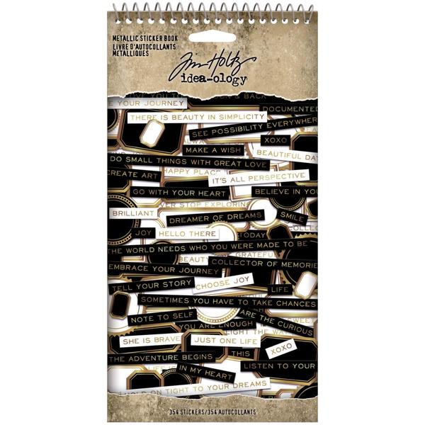 Tim Holtz Idea-ology Metallic sticker book