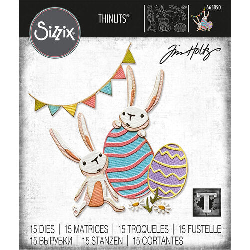 Tim Holtz Alterations thinlits dies - Bunny Games