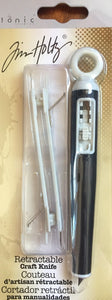 Tim Holtz retractable craft knife - with 2 spare blades