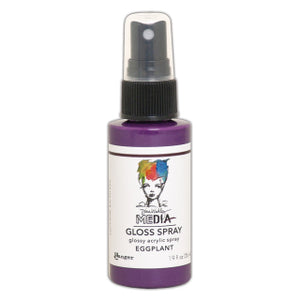 Dina Wakley Media gloss spray - Eggplant