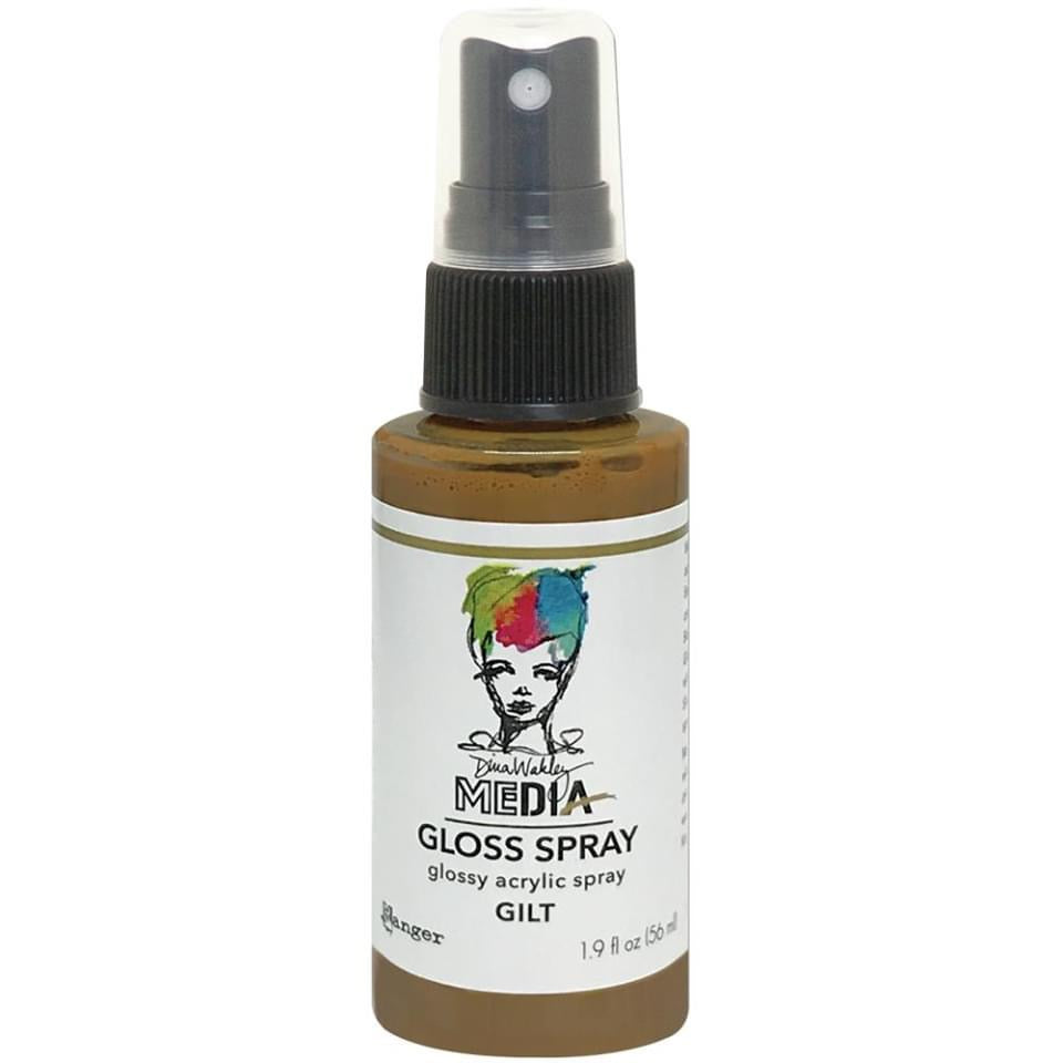 Dina Wakley Media gloss spray - Gilt