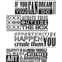 Tim Holtz Stampers anonymous - Motivation 1