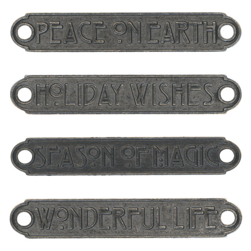 Tim Holtz idea-ology Christmas: Word plaques