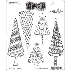 Dylusions Cling Stamp - Tree time