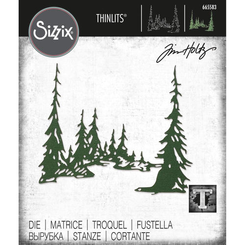 Tim Holtz Alterations thinlits dies - Tall pines