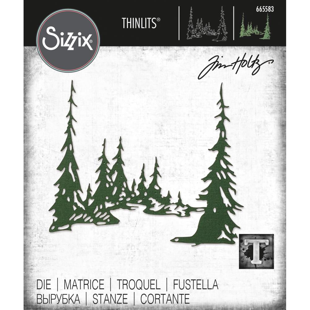 Tim Holtz Alterations thinlits dies - Tall pines