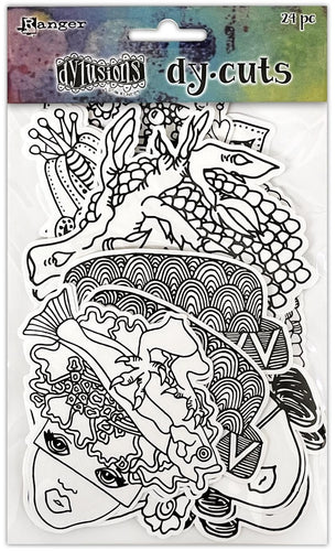Dyan Reaveley's Dylusions Dy Cuts - Me heads