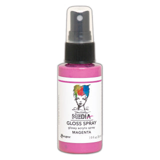 Dina Wakley Media gloss spray - Magenta