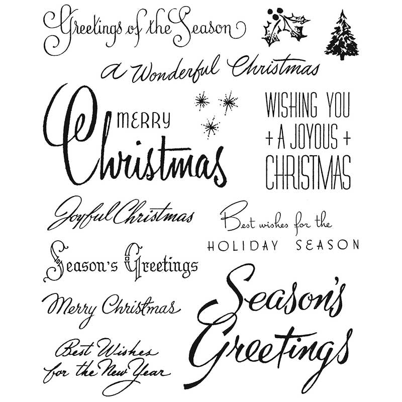 Tim Holtz Stampers anonymous - Christmastime #3