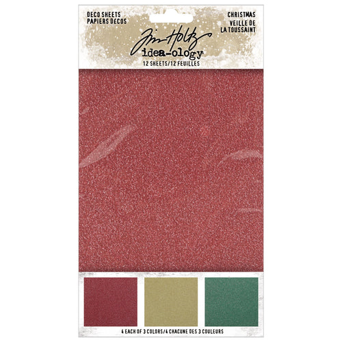 Tim Holtz Idea-ology: Christmas 2022 - deco sheets Christmas
