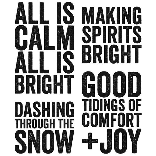 Tim Holtz Stampers anonymous - Bold tidings #4