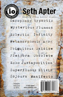 Seth Apter Impression Obsession stamp - Journal Jargon 8