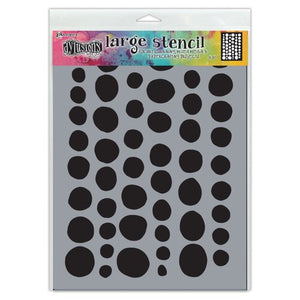 Dylusions 9"x12" stencil - Coins