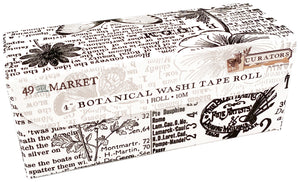 49 and Market: Curators - 4” botanical washi tape roll