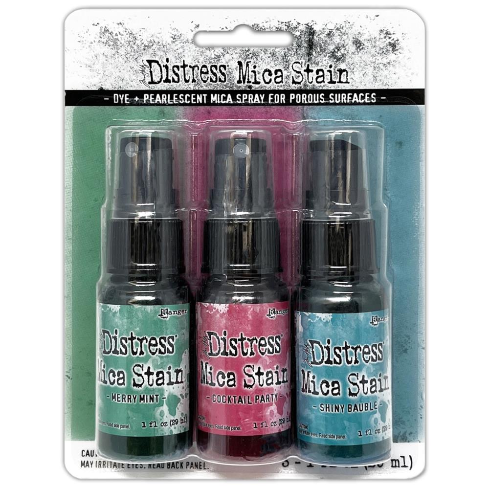 Tim Holtz distress Mica spray stains set 4 - Holiday 2022 limited edition