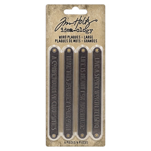 Tim Holtz idea-ology: large Word plaques