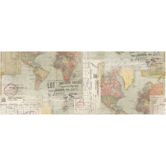 Tim Holtz Idea-Ology - Travel Collage Paper 6yds