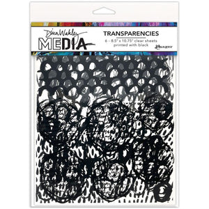 Dina Wakley transparencies - Pattern play set 1
