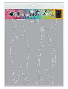 Dyan Reaveley 9"x12" stencil and mask - Otis