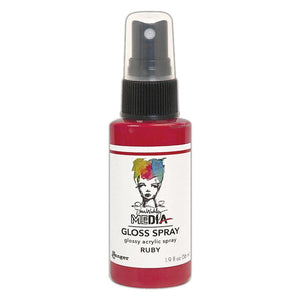 Dina Wakley Media gloss spray - Ruby