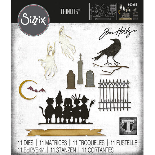 Tim Holtz Sizzix thinlits dies -  Vault series: Halloween 2021