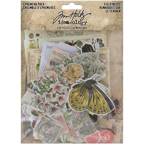 Tim Holtz Idea-Ology Field notes Ephemera Pack large