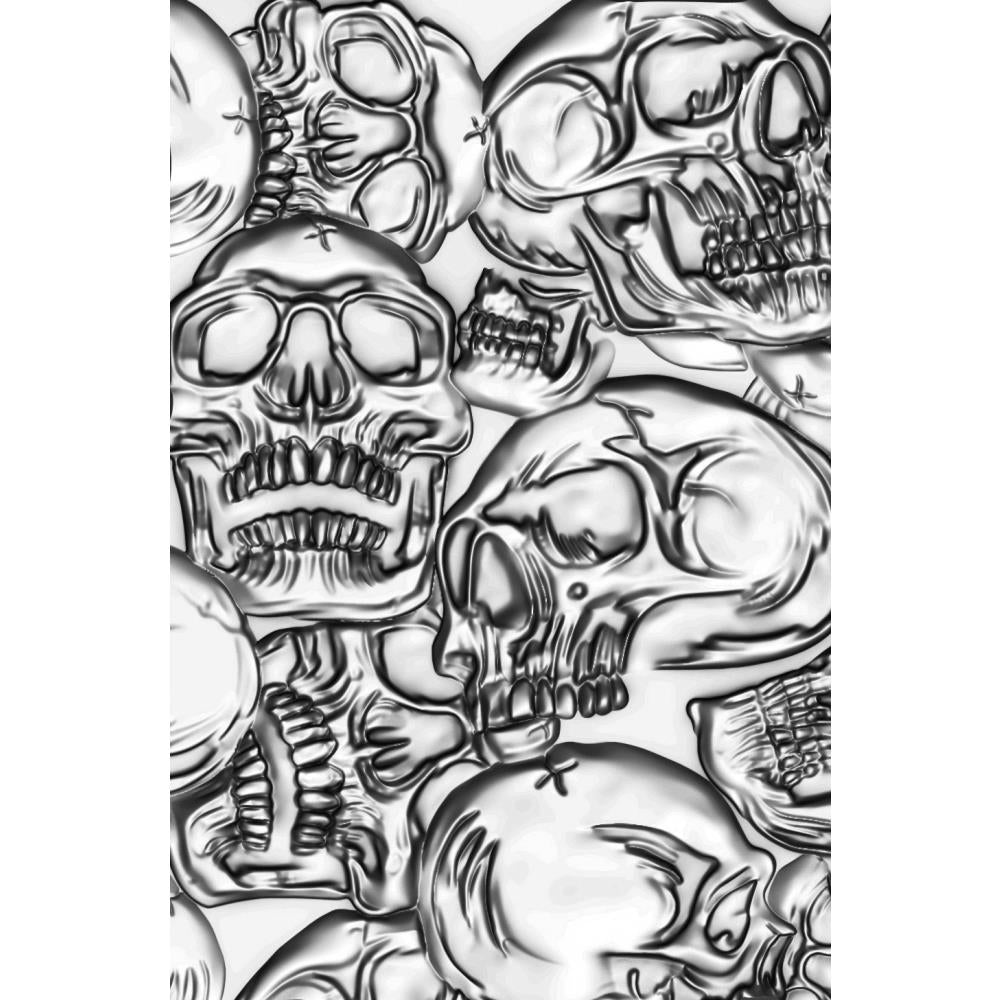 Tim Holtz Texture Fades 3D Embossing Folder - Skulls