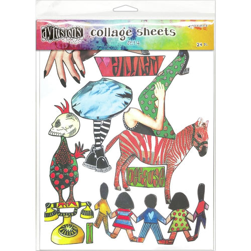 Dylusions Collage sheets - set 4
