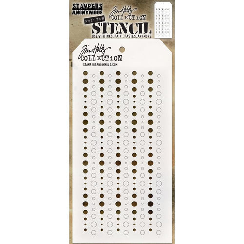 Tim Holtz Shifter stencil - Baubles