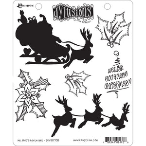 Dylusions Cling Stamp - Mr Boo’s adventure
