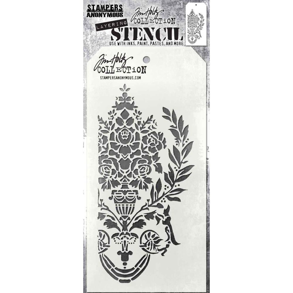 Tim Holtz layering stencil - Crest