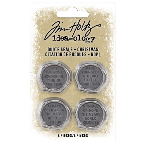 Tim Holtz - Idea-Ology Christmas  2021: Quote seals