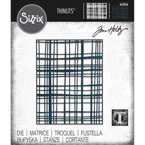 Tim Holtz Alterations thinlits dies - Simple Plaid