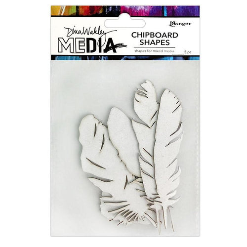Dina Wakley media chipboard - Feathers