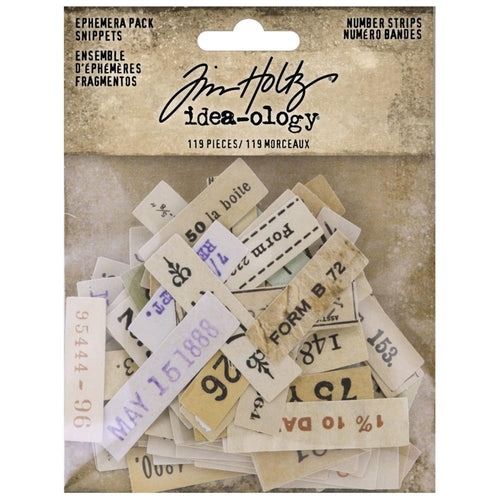 Tim Holtz Idea-Ology: Number Strips