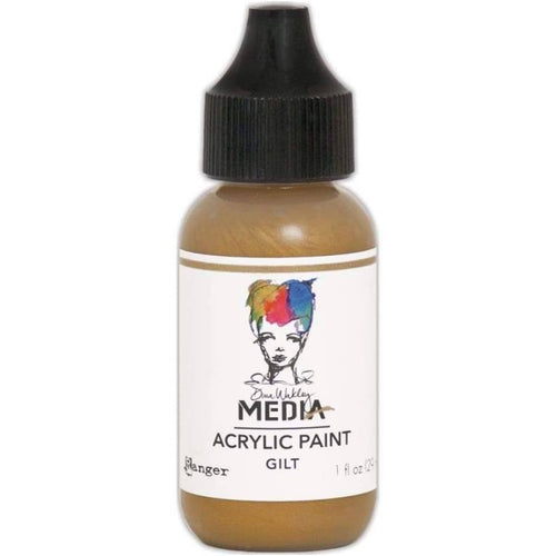 Dina Wakley Media 1oz paint - Gilt