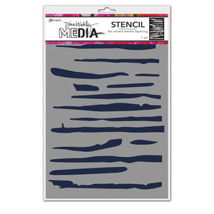 Dina Wakley Stencil - Lines