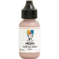 Dina Wakley Media 1oz paint - Rosy