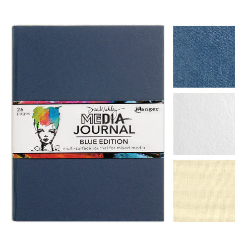 Dina Wakley Media Journal (8 x 10) - Blue Edition