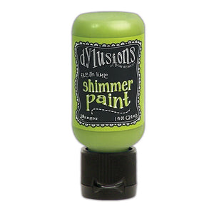 Dylusions shimmer paint 1oz - Fresh lime