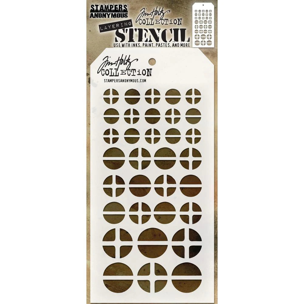 Tim Holtz layering stencil - Screwed