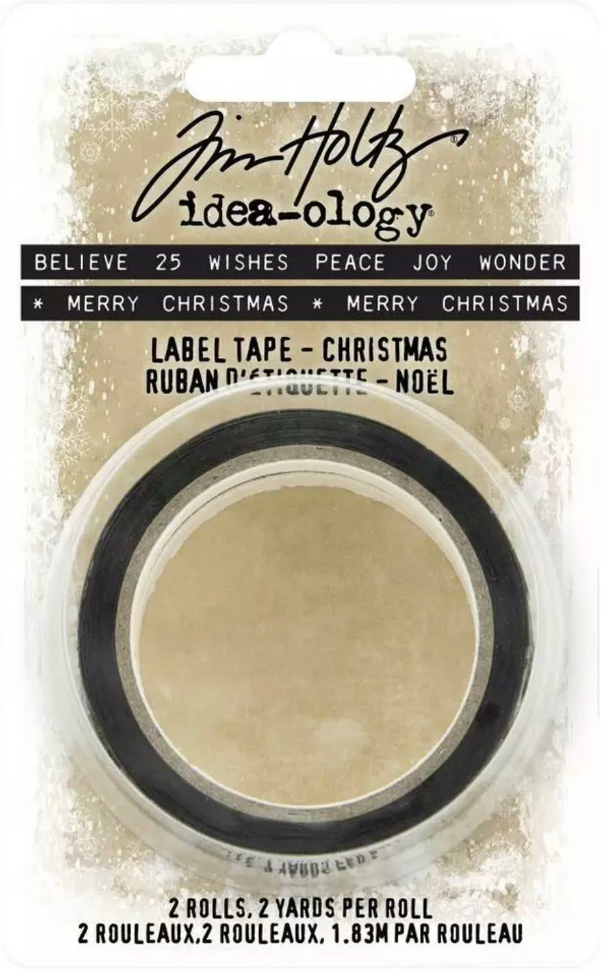 Tim Holtz Idea-ology Label tape - Christmas 2020