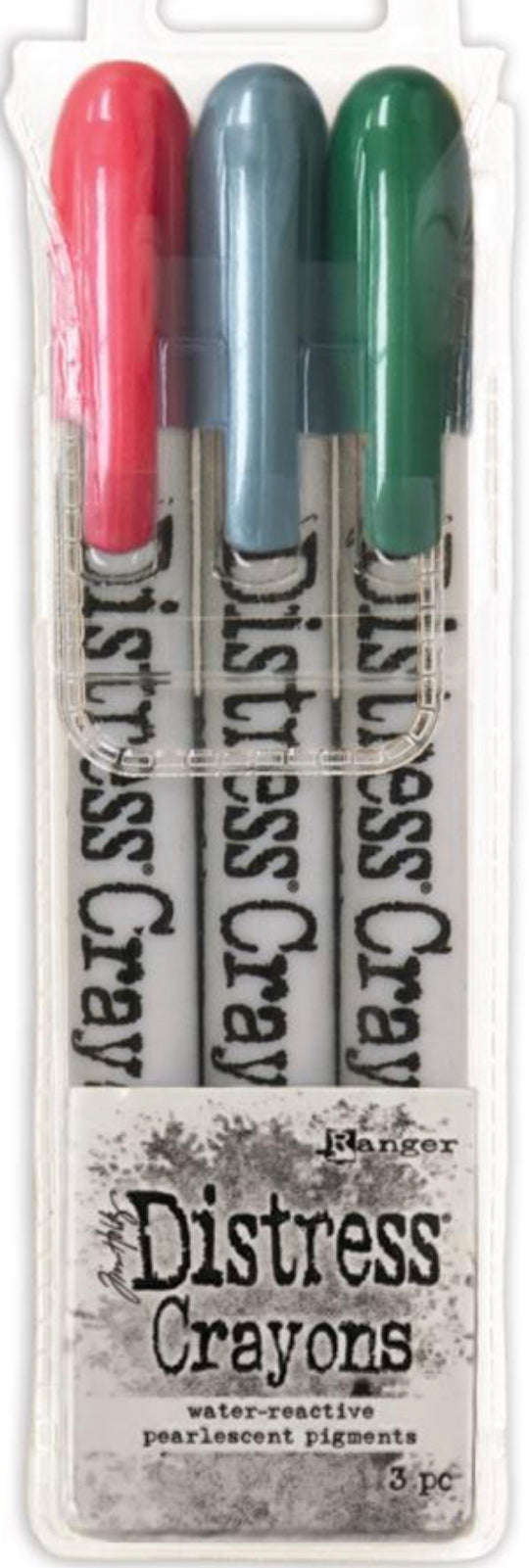 Tim Holtz distress Holiday pearl crayons set #1 - 3 pack