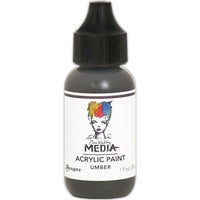 Dina Wakley Media 1oz paint - Umber