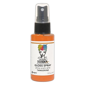 Dina Wakley Media gloss spray - Tangerine