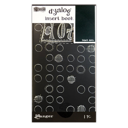 Dyan Reaveley - Dylusions Dyalog insert books: Dots black