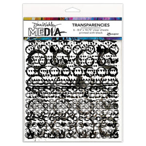 Dina Wakley transparencies - Pattern play set 2