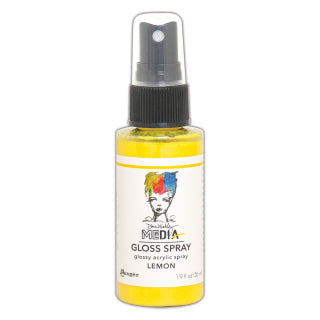 Dina Wakley Media gloss spray - Lemon