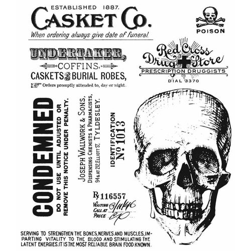 Tim Holtz Stampers anonymous - Rest In Peace
